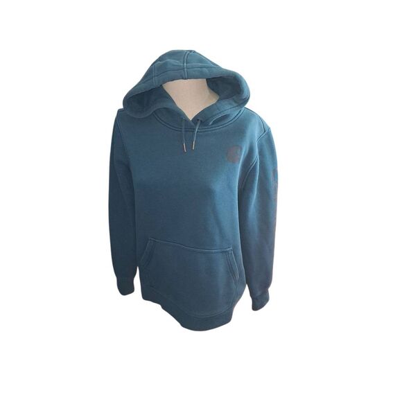 Carhartt Tops - Carhartt women's spell out sleeve Extra large relaxed fit blue/black